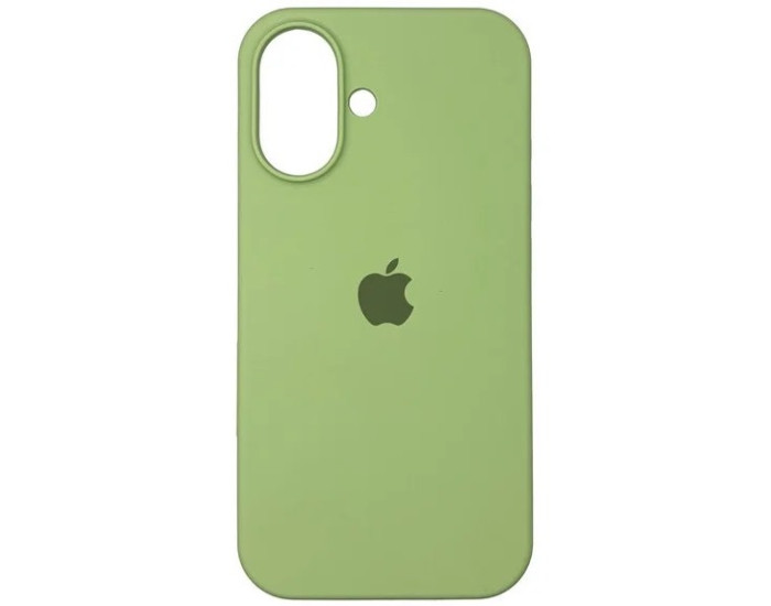 Чехол-силикон оригинал Full Soft Matte iPhone 16 (Мятный / Mint)