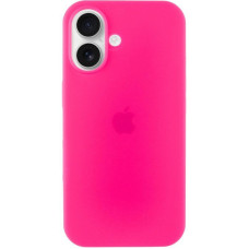 Чехол-силикон оригинал Full Soft Matte iPhone 16 Plus (Розовый / Barbie pink)