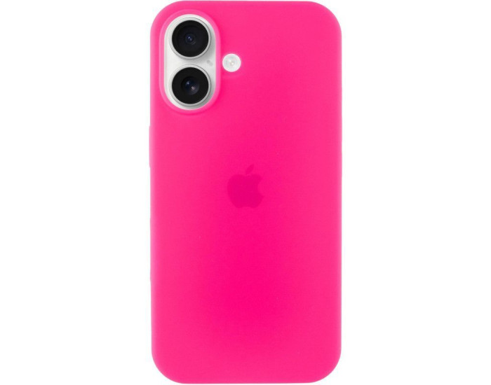Чехол-силикон оригинал Full Soft Matte iPhone 16 Plus (Розовый / Barbie pink)