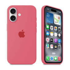 Чехол-силикон оригинал Full Soft Matte iPhone 16 (Розовый / Pink Citrus)