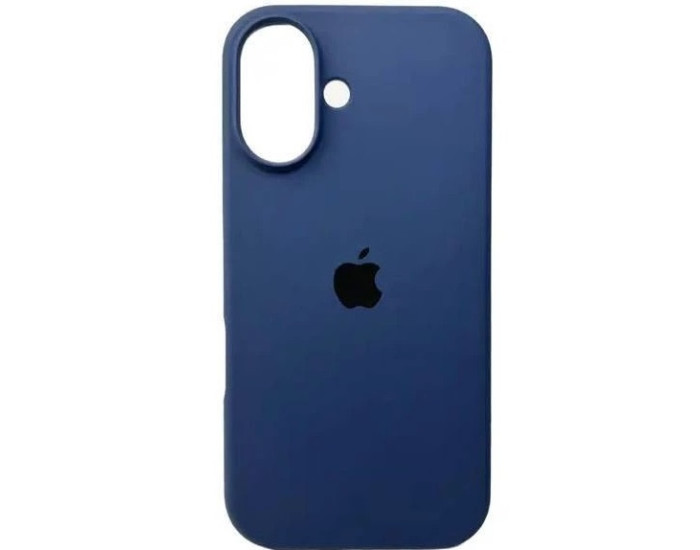Чехол-силикон оригинал Full Soft Matte iPhone 17, Deep navy