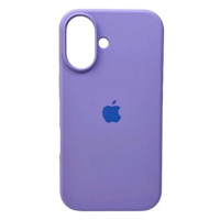 Чехол-силикон оригинал Full Soft Matte iPhone 16 (Фиолетовый / Glycine)