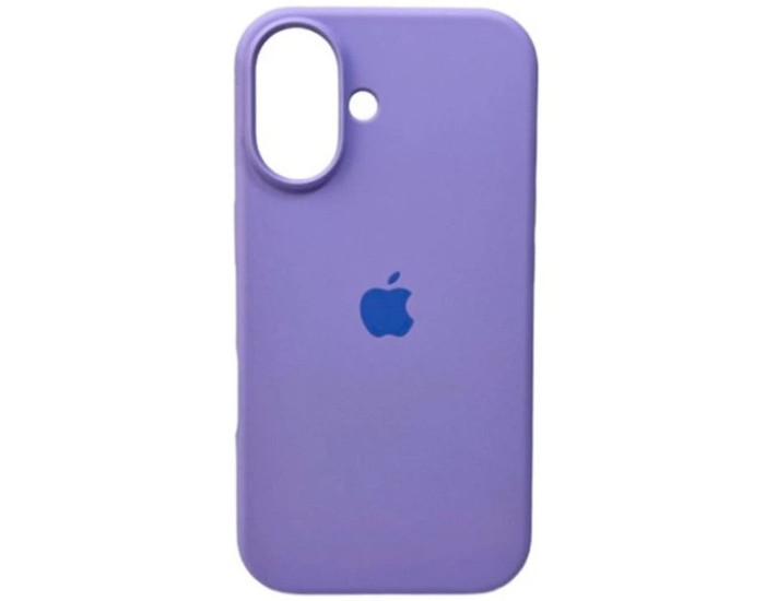 Чехол-силикон оригинал Full Soft Matte iPhone 16 Plus (Лиловый / Glycine)