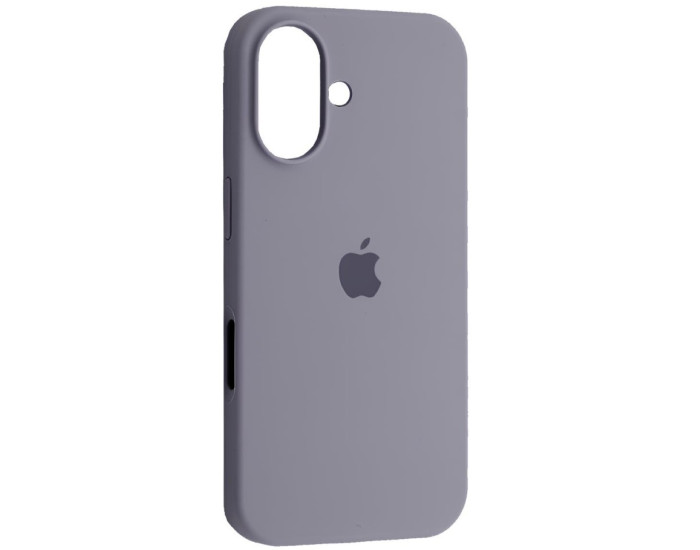 Чехол-силикон оригинал Full Soft Matte iPhone 16, Lavander grey