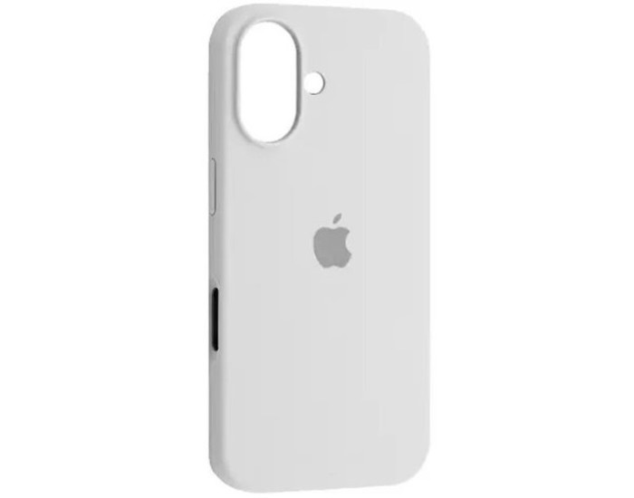 Чехол-силикон оригинал Full Soft Matte iPhone 16, White