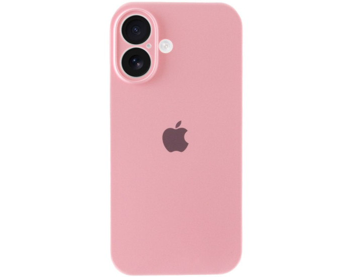 Чехол-силикон оригинал Full Camera Soft Matte iPhone 16, Light pink
