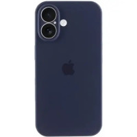 Чехол-силикон оригинал Full Camera Soft Matte iPhone 16 Plus, темно-синий