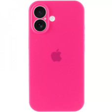 Чехол-силикон оригинал Full Camera Soft Matte iPhone 16, Hot pink