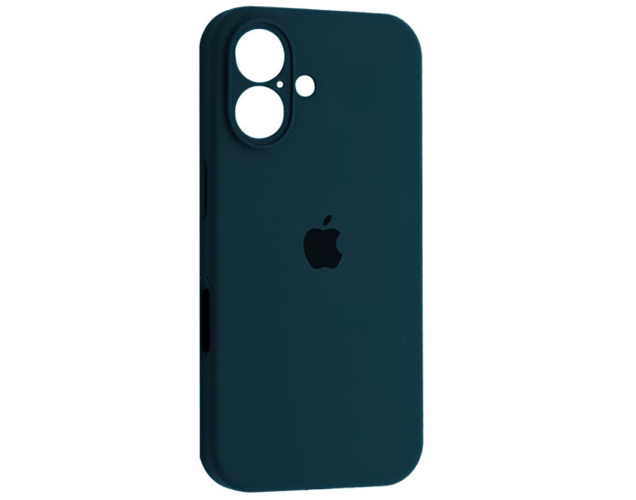Чехол-силикон оригинал Full Camera Soft Matte iPhone 16, Abyss blue
