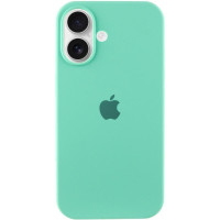 Чехол-силикон оригинал Full Soft Matte iPhone 16 (Бирюзовый / Turquoise)