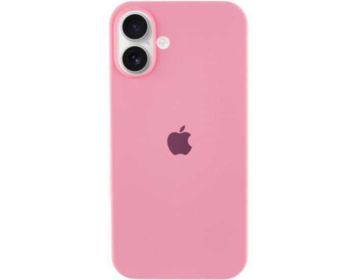 Чехол-силикон оригинал Full Soft Matte iPhone 16 (Розовый / Light pink)