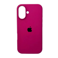 Чехол-силикон оригинал Full Soft Matte iPhone 16 (Малиновый / Dragon Fruit)