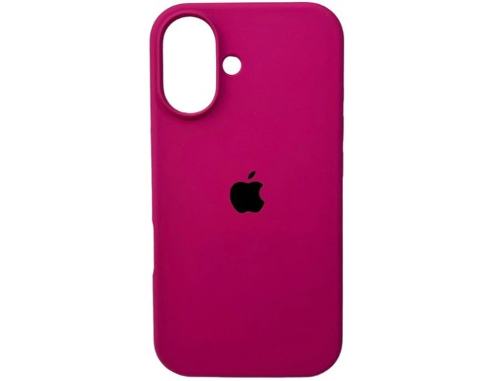 Чехол-силикон оригинал Full Soft Matte iPhone 16 Plus (Розовый / Dragon Fruit)