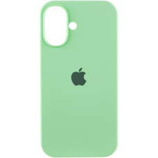 Чехол-силикон оригинал Full Soft Matte iPhone 16 (Зеленый / Pistachio)