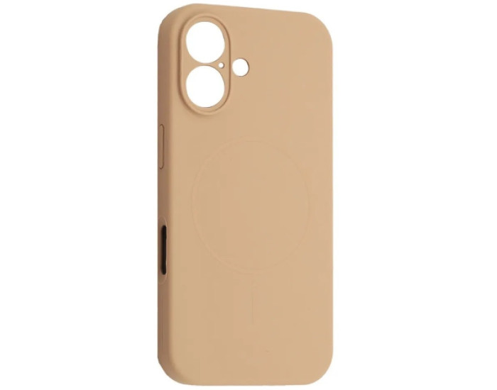Чехол-силикон оригинал Full Camera Fine Ring MagSafe iPhone 16 (Desert Gold)
