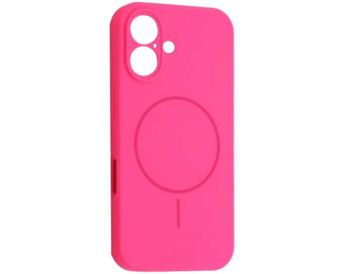 Чехол-силикон оригинал Full Camera Fine Ring MagSafe iPhone 16 (Firefly)