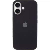Чехол-силикон оригинал Full Soft Matte iPhone 16 Plus (Черный / Black)