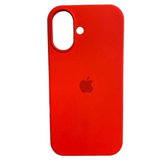 Чехол-силикон оригинал Full Soft Matte iPhone 16 Plus (Красный / Red)