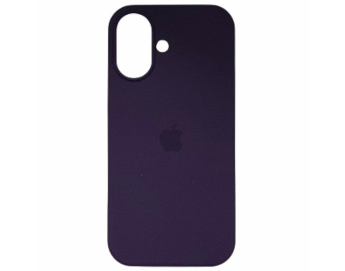 Чехол-силикон оригинал Full Soft Matte iPhone 16 Plus (Фиолетовый / Elderberry)