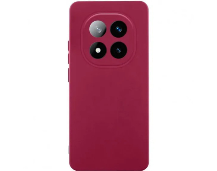 Чехол-силикон Getman Liquid Silk Full Camera Xiaomi Redmi Note 15 Pro 5G, марсала