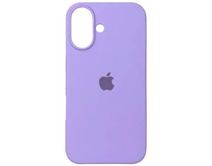 Чехол-силикон оригинал Full Soft Matte iPhone 16 Plus (Сиреневый / Dasheen)