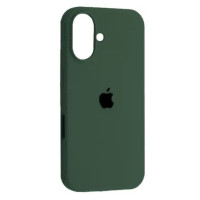 Чехол-силикон Case Full Protective iPhone 16 (Зеленый / Forest green)