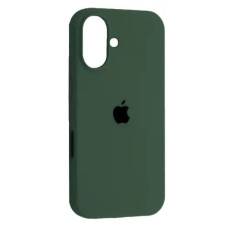 Чехол-силикон Case Full Protective iPhone 16 (Зеленый / Forest green)