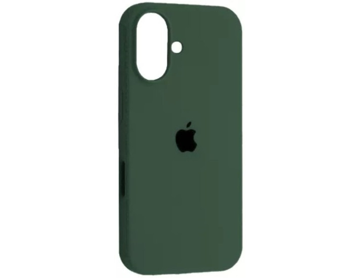 Чехол-силикон Case Full Protective iPhone 16 (Зеленый / Forest green)