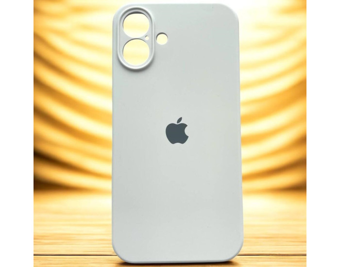 Чехол-силикон оригинал Full Camera Soft Matte iPhone 16 Plus, White