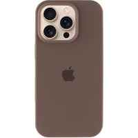 Чехол-силикон оригинал Full Soft Matte iPhone 16 Pro Max (Коричневый / Brown)