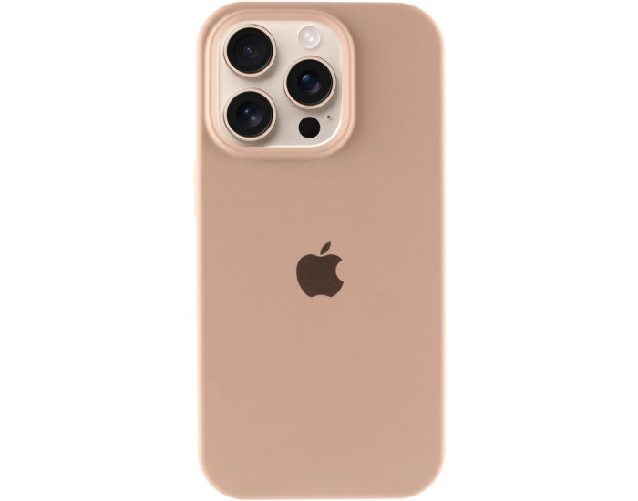 Чехол-силикон оригинал Full Soft Matte iPhone 16 Pro Max Desert Gold