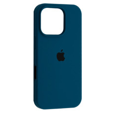 Чехол-силикон оригинал Full Soft Matte iPhone 16 Pro, Blue cobalt
