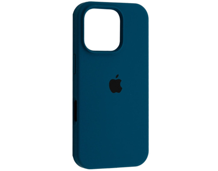 Чехол-силикон оригинал Full Soft Matte iPhone 16 Pro, Blue cobalt