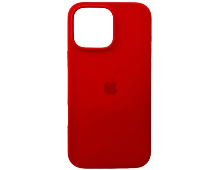 Чехол-силикон оригинал Full Soft Matte iPhone 16 Pro (Красный / Red)