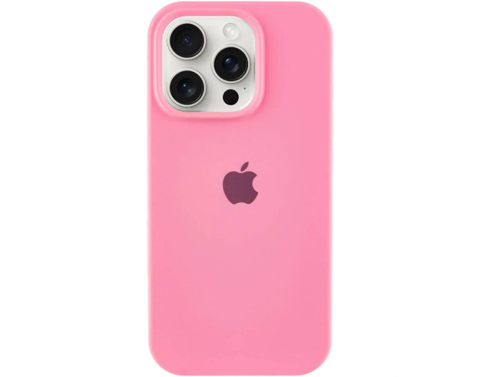 Чехол-силикон оригинал Full Soft Matte iPhone 16 Plus (Розовый / Pink)