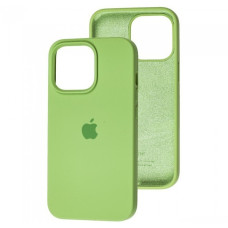 Чехол-силикон оригинал Full Soft Matte iPhone 16 Pro (Мятный / Mint)