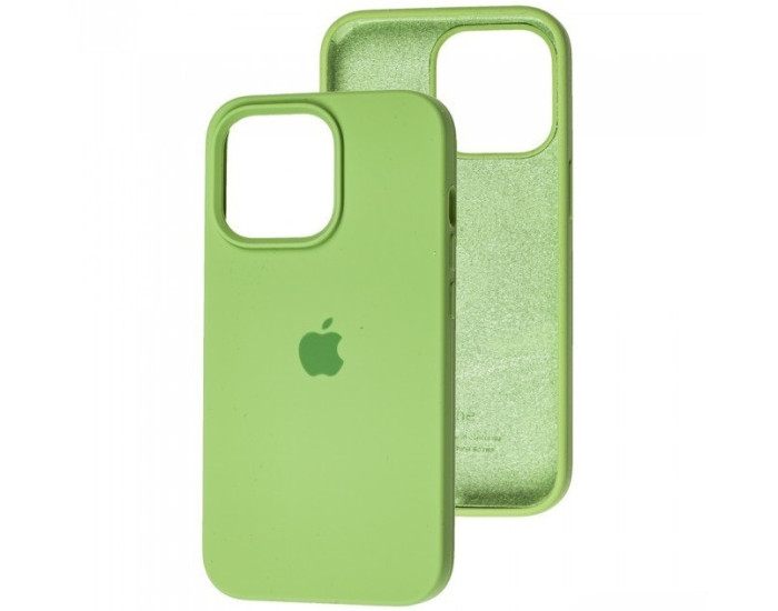 Чехол-силикон оригинал Full Soft Matte iPhone 16 Pro (Мятный / Mint)