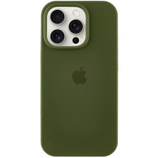Чехол-силикон Case Full Protective iPhone 16 Pro Max (Зеленый / Dark Olive)