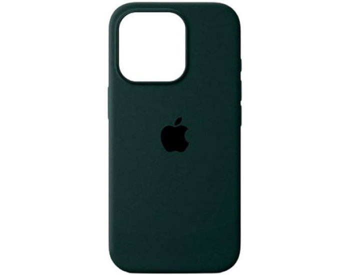 Чехол-силикон оригинал Full Camera Soft Matte iPhone 16 Pro Max (Зеленый / Forest green)