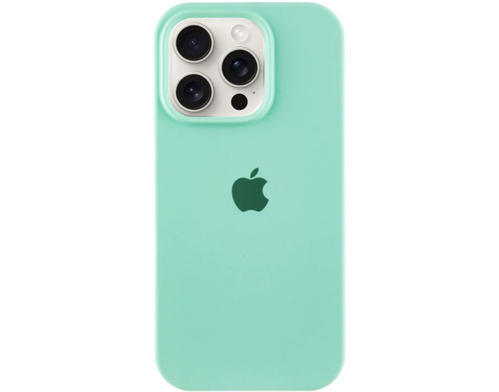 Чехол-силикон оригинал Full Soft Matte iPhone 16 Pro (Бирюзовый / Turquoise)