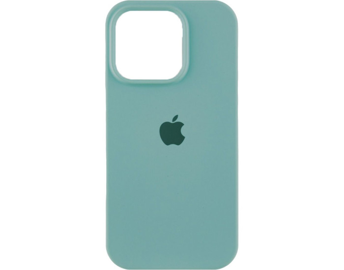 Чехол-силикон Case Full Protective iPhone 16 Pro Max (Бирюзовый / Marine Green)
