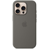 Чехол-силикон оригинал 1:1 Silicone Case with Magsafe iPhone 16 Pro Stone Grey