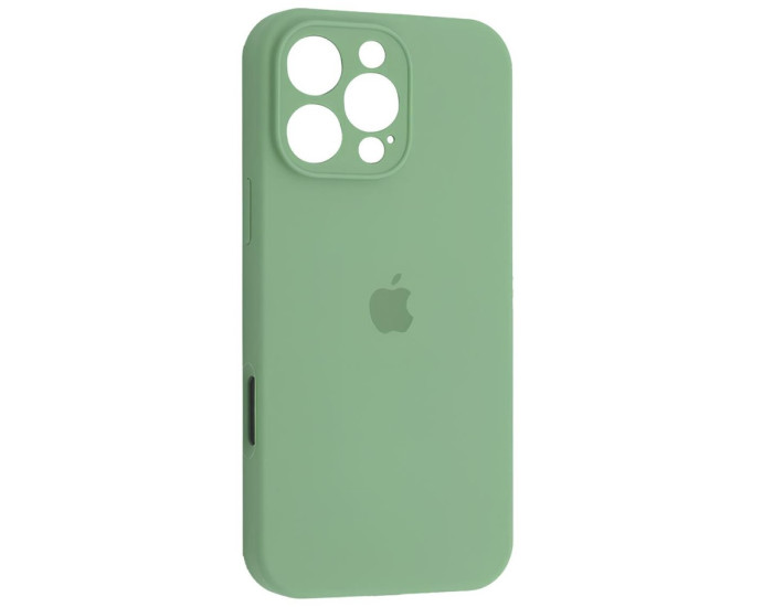 Чехол-силикон оригинал Full Camera Soft Matte iPhone 16 Pro Max, Fresh green