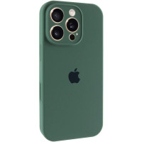 Чехол-силикон оригинал Full Camera Soft Matte iPhone 16 Pro, Pine green