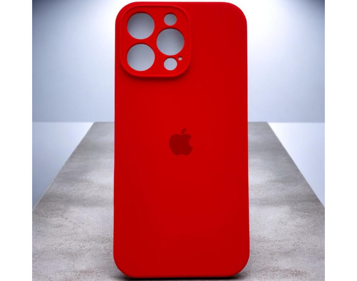 Чехол-силикон оригинал Full Camera Soft Matte iPhone 16 Pro, Red