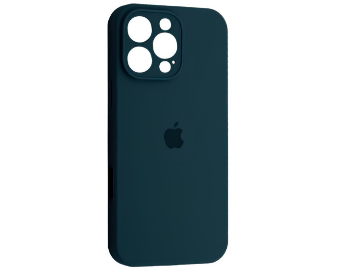 Чехол-силикон оригинал Full Camera Soft Matte iPhone 16 Pro Max, Abyss blue