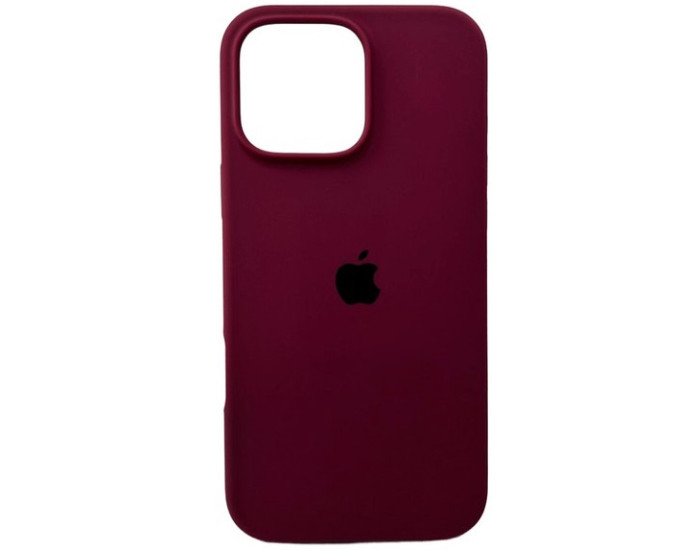 Чехол-силикон оригинал Full Soft Matte iPhone 16 Pro Max, Plum