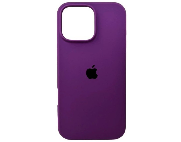 Чехол-силикон оригинал Full Soft Matte iPhone 16 Pro Max (Фиолетовый / Purple)