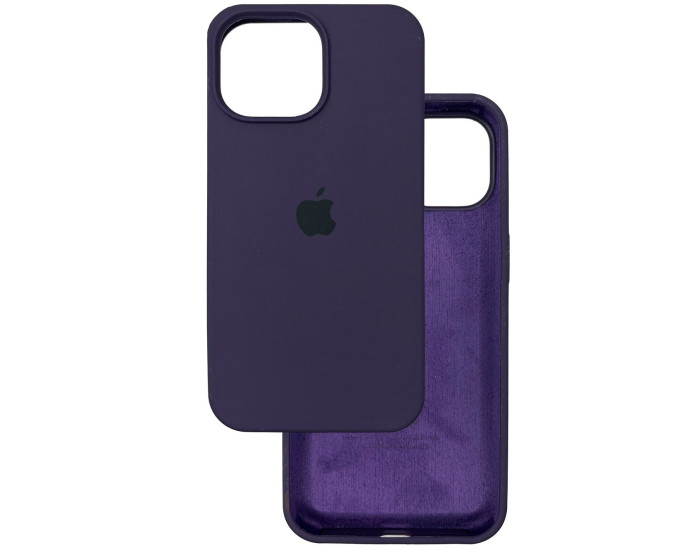 Чехол-силикон оригинал Full Soft Matte iPhone 16 Pro Max (Фиолетовый / Elderberry)