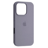 Чехол-силикон оригинал Full Soft Matte iPhone 16 Pro Max (Серый / Lavender Grey)